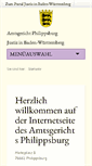Mobile Screenshot of amtsgericht-philippsburg.de